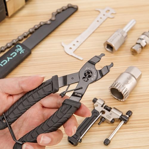 7-Piece Bike Tool Kit for Maintenance and Repair – Chain Rivet Extractor, Crank Puller, Freewheel Turner & More