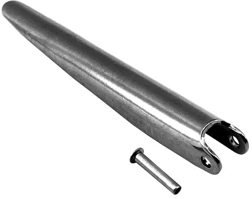 SPEARFISHING WORLD Replacement Stainless Steel Heavy Duty Flopper/Barb for 7mm or 8mm Speargun Spear/Shafts for Spearfishing, Freediving, and Scuba Diving (9/32, 2-Pack)