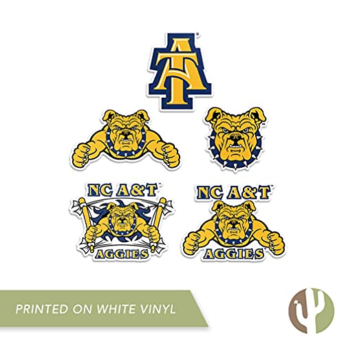 North Carolina A&T Aggies Sticker Decal 8.5 x 11 Inches - College Spirit Vinyl Sticker Sheet