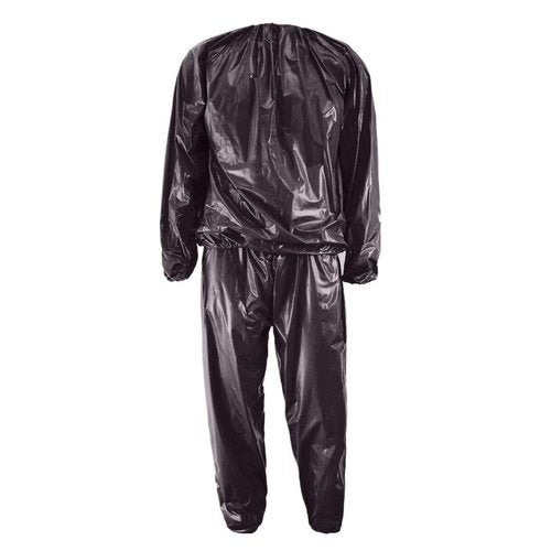 Sweat Suit,Sauna Suit For Men Women Weight Loss Boxing Mma Wrestlers Gym Full Body Hotsuit Sweatsuits Wrap Full Body Workout Black Large