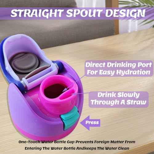 Replacement Cap for Owala Freesip,One Button Water Bottle Top Lid Compatible with Owala Cup 16oz 24oz 32oz 40oz, BPA-Free Replacement Lid Accessory for Owala Free Sip