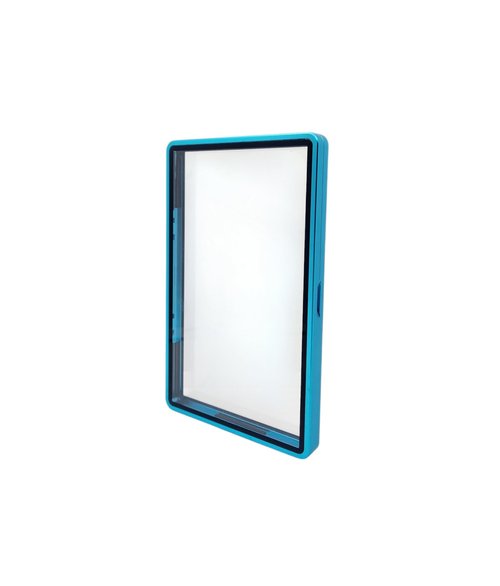 Metal PSA Slab Bumper Case UV Resistant- Safeguard Magnetic Aluminum Metal Case For Graded Cards (Blue)