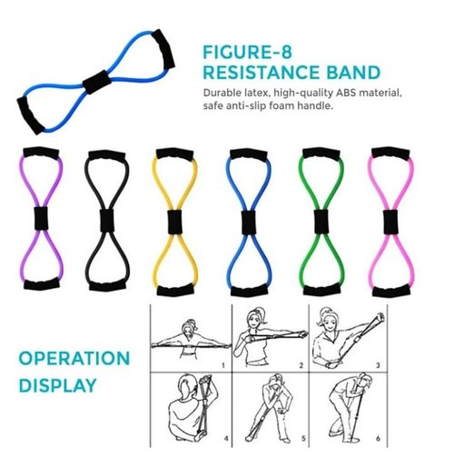 Pilates Essentials Kit for Women, 11-Piece Better Me Pilates Essentials Kit for Women, Booty Bands for Working Out Glutes Yoga Ball 25cm Figure 8 Resistance Band Yoga Bands for Stretching (Purple)