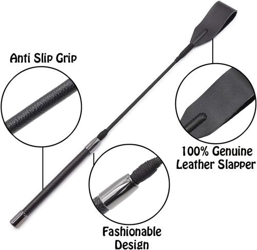Premium Leather Riding Crop Horse Whip for Equestrian Sports