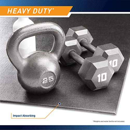 Marcy Fitness Equipment Mat and Floor Protector Compatible for Treadmills, Elliptical, Exercise Bikes, Stationary Cycles and Accessories