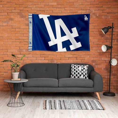 Los Angeles Dodgers Printed Header Flag 3x5 Banner