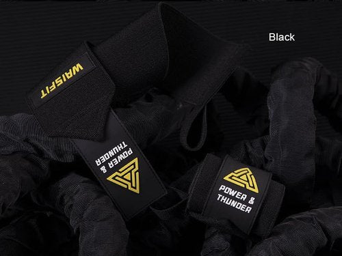Bench Wrist Wraps - 100% Polyester Wrist Wraps Gym & Weightlifting | Adjustable Stabilizer with Thumb Loop | One Size Fits Most (Men/Women)