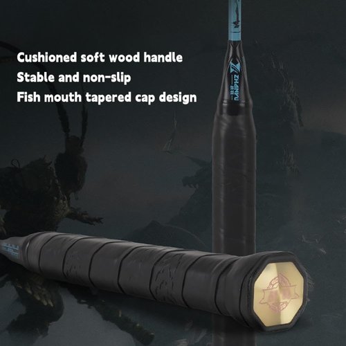 Badminton Racquet,Badminton Rackets,Black Myth Wukong is A Fully Carbon 4u Ultra Light and Durable Racket,Suitable for Outdoor Fitness and Professional Training (030)