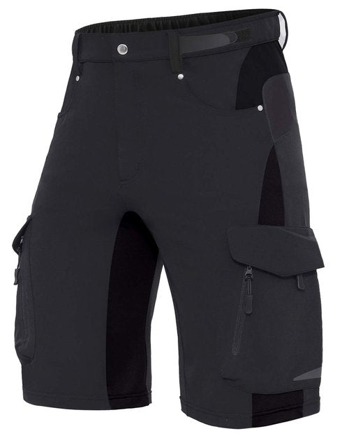 XKTTAC Men's Outdoor Quick Dry Lightweight Stretch Cargo Shorts for Hiking, Tactical, Casual, Fishing, Golf, Camping, Travel with 6 Pockets (Black, X-Large)