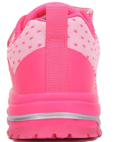 Kids Lightweight Sneakers - Pink Big Kid Boys Girls Tennis Shoes - Variation B