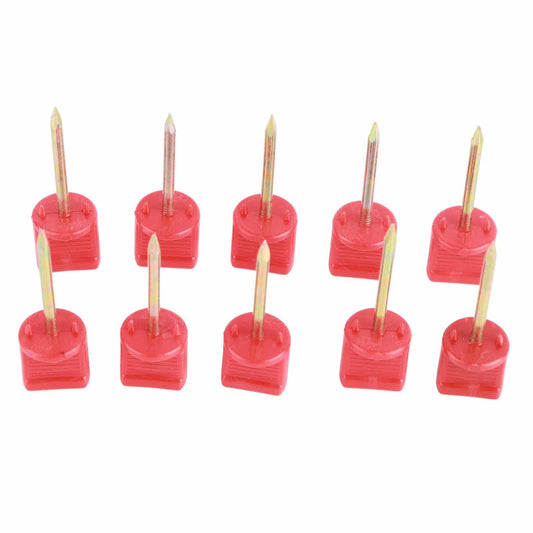 10pcs Archery Target Pins, Archery Target Nail, Archery Paper Target Face Pins, Manganese Steel Alloy Target Pins 5/16in Screw Thread Hunting Accessories, Durable Protable Pins for Fix Target Paper