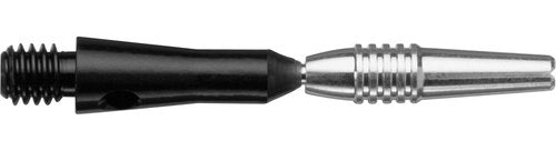 Viper Spinster Aluminum Dart Shaft: Short (SH), Black, 3 Pack