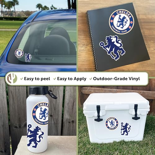 Chelsea FC Desert Cactus 4-Inch Official Fan Sticker Decal