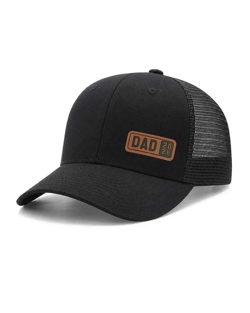 Dad 2026 Trucker Hat - First Time Dad Gift, Black (Variation of THIS listing)