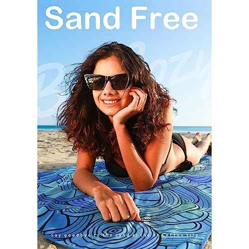 Microfiber Thin Lightweight Flat Beach Towel Sand Free Quick Dry Absorbent Compact Towels for Swimming Pool Camping Beach Accessories Large Easy Pack Travel Things for Vacation Essentials Adult Gift