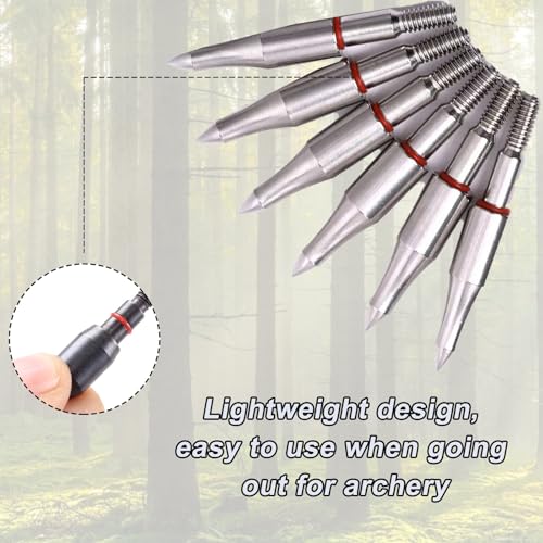 Archery Anti-Skid Arrow Broadhead O-Rings - 100 pcs Rubber Gasket for Hunting & Shooting