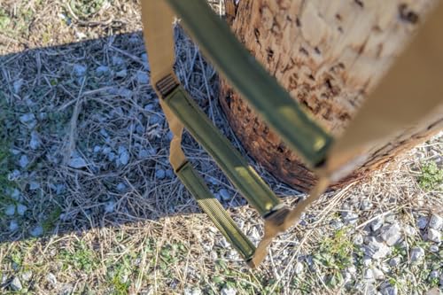 3-Step Aider Tree Ladder Accessory - 4000 lb Webbing Climbing Aid for Hunting