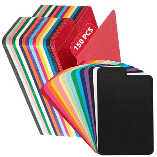 150 Card Dividers for Storage Box - 15 Colors, Rigid, Multi-Use Organizer