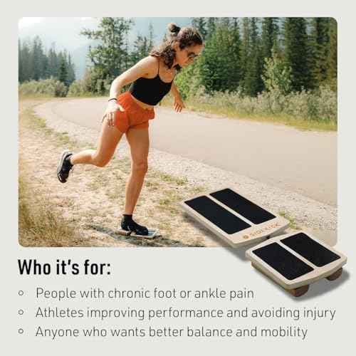 SIDEKICK AxisBoard Single Leg Balance Board, Foot Strengthener For Sprained Ankles, Plantar Fasciitis | Physical Therapy For Foot & Ankle Injuries