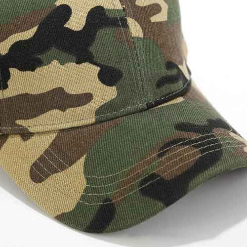 Malaxlx Baseball Cap for Men Women Adjustable Outdoor Sports Hat American Flag Camo Classic Style