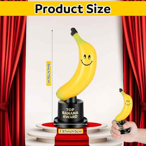 Tondiamo Small Trophy Celebrate The Top Award 6 Inch Tall Plastic MVP Funny Game Small Trophy and Awards for Employees Boss Custom Competition Gifts