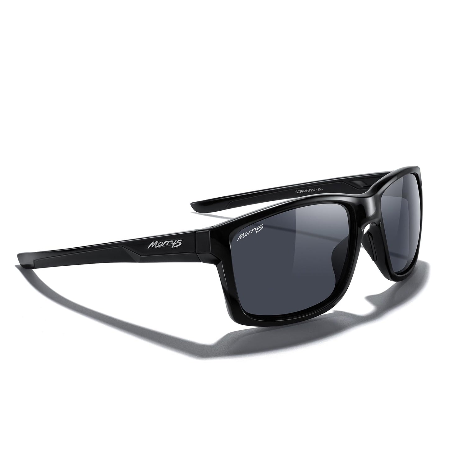 MERRY'S Sports Polarized Sunglasses For Men Women Cycling Running Driving Golf Fishing UV400 Protection S9266