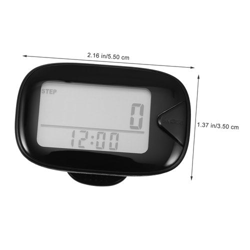 POPETPOP Walking Pedometer Pocket Pedometer Led Screen Accurate Step Counter for Steps Miles Information Tool