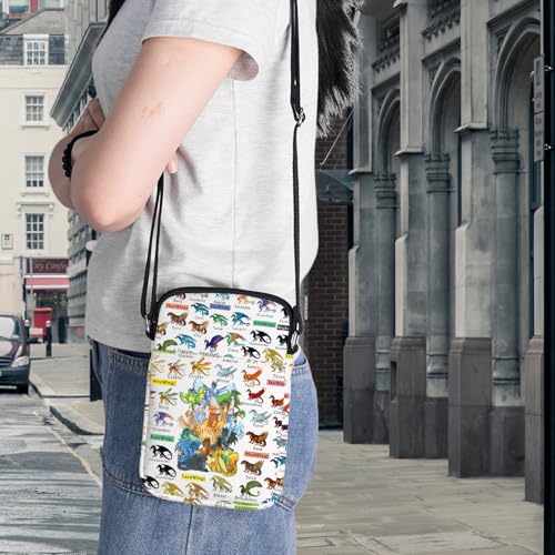 Reed Wings Fire Dragon Crossbody Bag - Darkstalker Legends Book Merch