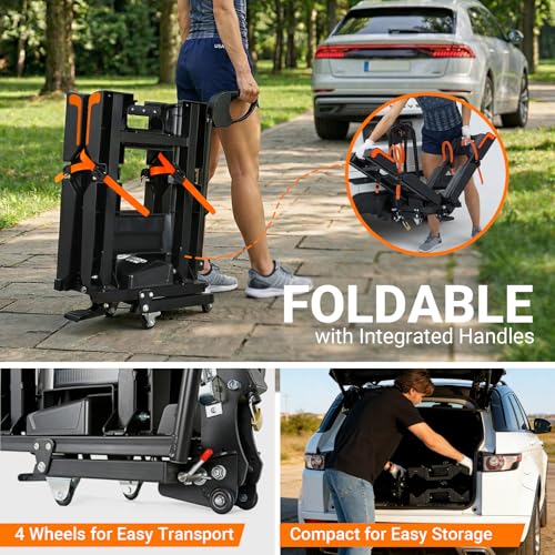 IRON DEER Eco Pro 200lbs Foldable Electric Bike Rack with Ramp for 2 E-Bikes