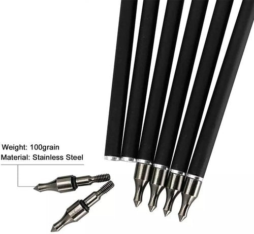 Archery 51" Takedown Recurve Bow, 12PCS 28" Carbon Arrows, Draw Weight 30/40lbs Hunting Black Long, Hunting for Youth & Beginner, Right Left Hand (Recurve Bow & 12PCS 28" Carbon Arrows, 30LBS)