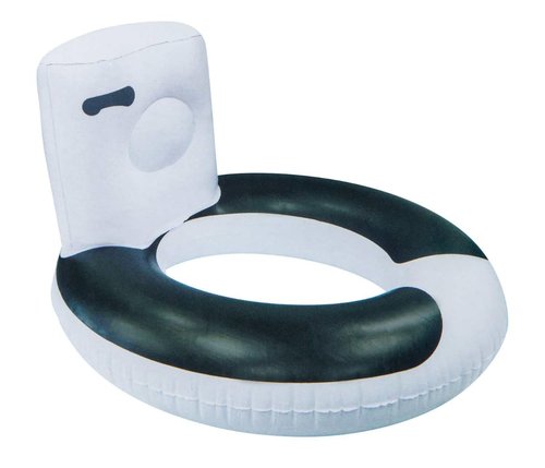 High Five Giant Toilet Pool Float Tube 35 inches x 30 inches x 22 inches