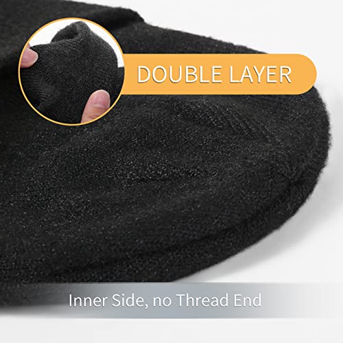Achiou Beanie Hat for Women Men, Warm Cuffed Knit Hat for Skiing Running Outdoor Sports