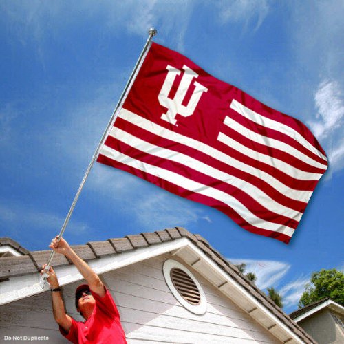 Indiana Hoosiers Flag 3x5 ft – Officially Licensed Polyester Banner with Grommets
