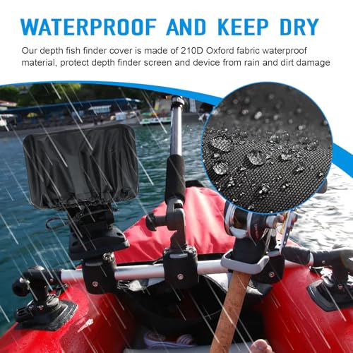 Waterproof Fish Finder Cover for Lowrance & Humminbird 9-10 Inch Devices