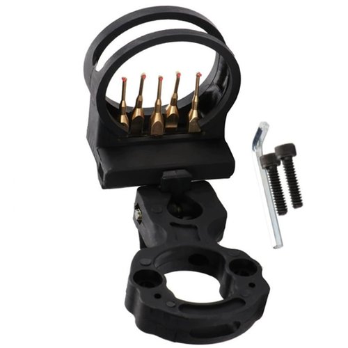 5 Pin Archery Bow Ambidextrous Sight - Quicker Sight Acquisition Pin Guard-Archery Hunting Moving Bow Sight
