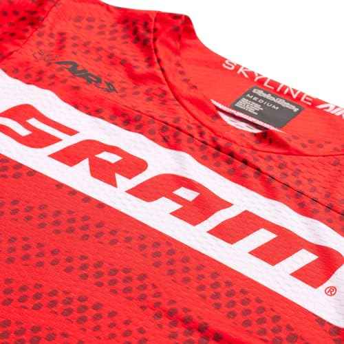 Troy Lee Designs - Skyline AIR LS Jersey; SRAM Roots Fiery RED XL