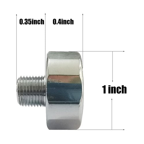 Aopkeo 1 inch Pressure Gauge Mini Micro Manometre 1/8NPT for Paintball PCP Airsoft Mountaineering Diving 1500psi, 2000psi, 3000psi, 5000psi, 6000psi (1/8NPT-6000psi)