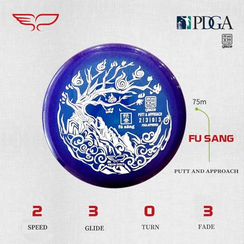 PDGA Disc Golf Putter 170-175g Stable Approach & Putt Disc for Outdoor Play