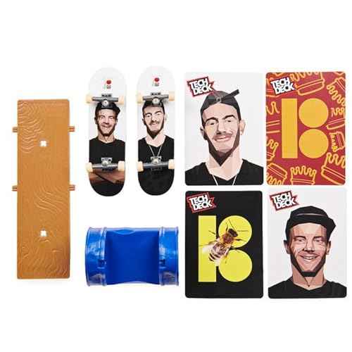 TECH DECK Vs Series Plan B Skateboard Fingerboard, Obstacle & Challenge Card Set