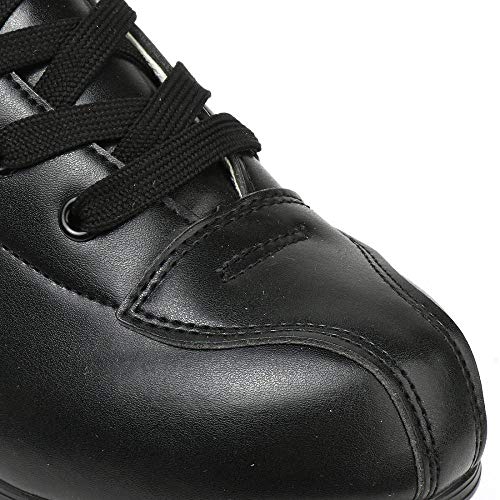 Unisex Double-Row Roller Skates with Black Wheels, Women's 8 / Men's 6.5