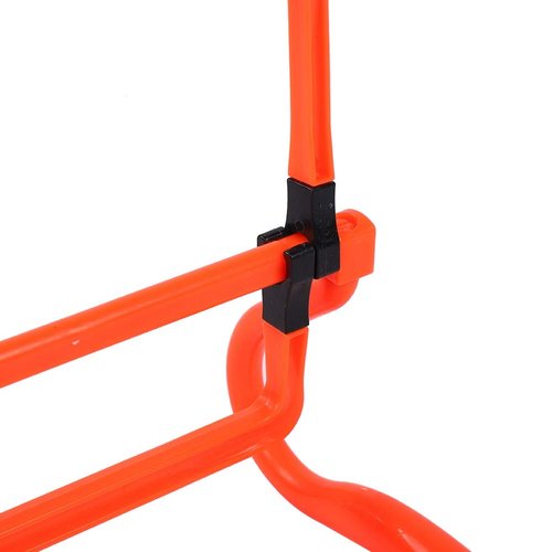 HURRISE 5PCS Soccer Training Hurdles - Adjustable Football Speed Agility Equipment for Kids & Adults, Portable Soccer Drills Cones Set