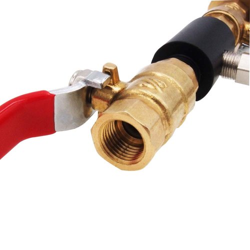 VaVoger Paintball CO2 Tank Refill Station CO2 Cartridges Fill Adapter Strage Stainless Steel Connector Hose for 12oz, 16oz, 20oz, CO2 Tanks