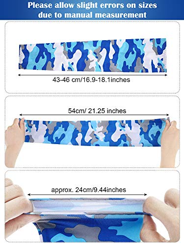 Cooling Arm Sleeves UV Protection Ice Silk Unisex Sports 10 Pairs