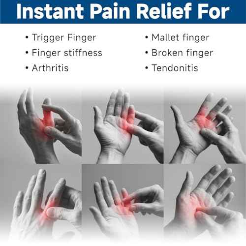 SUNBURST Finger Splint - Adjustable Trigger/Mallet Finger Brace for Thumb, Index & Middle Fingers - Easy One-Hand Fit, Breathable & Reusable for Arthritis/Injury Relief