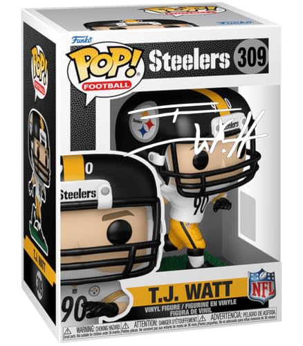 Funko POP! TJ Watt Figurine with Facsimile Autograph - Steelers Collectible