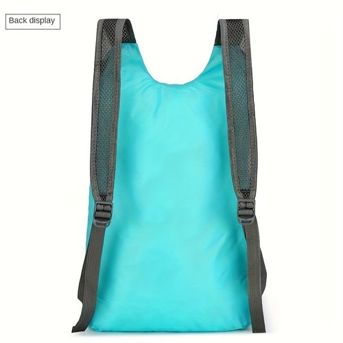 Foldable Hiking Backpack - Small Lightweight Daypack Breathable Travel Backpacks for Men Women-Lake Blue