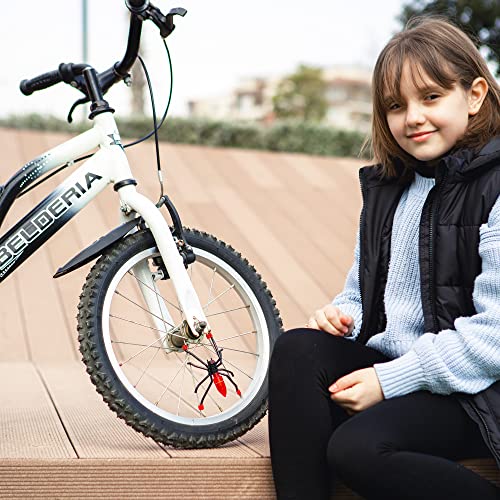 Spider Bike Wheel Spoke Lights ? Cool LED Bicycle Decorations for Kids ? Fun & Safety Accessories for Night Riding ? Waterproof Motion-Activated Spider Lights