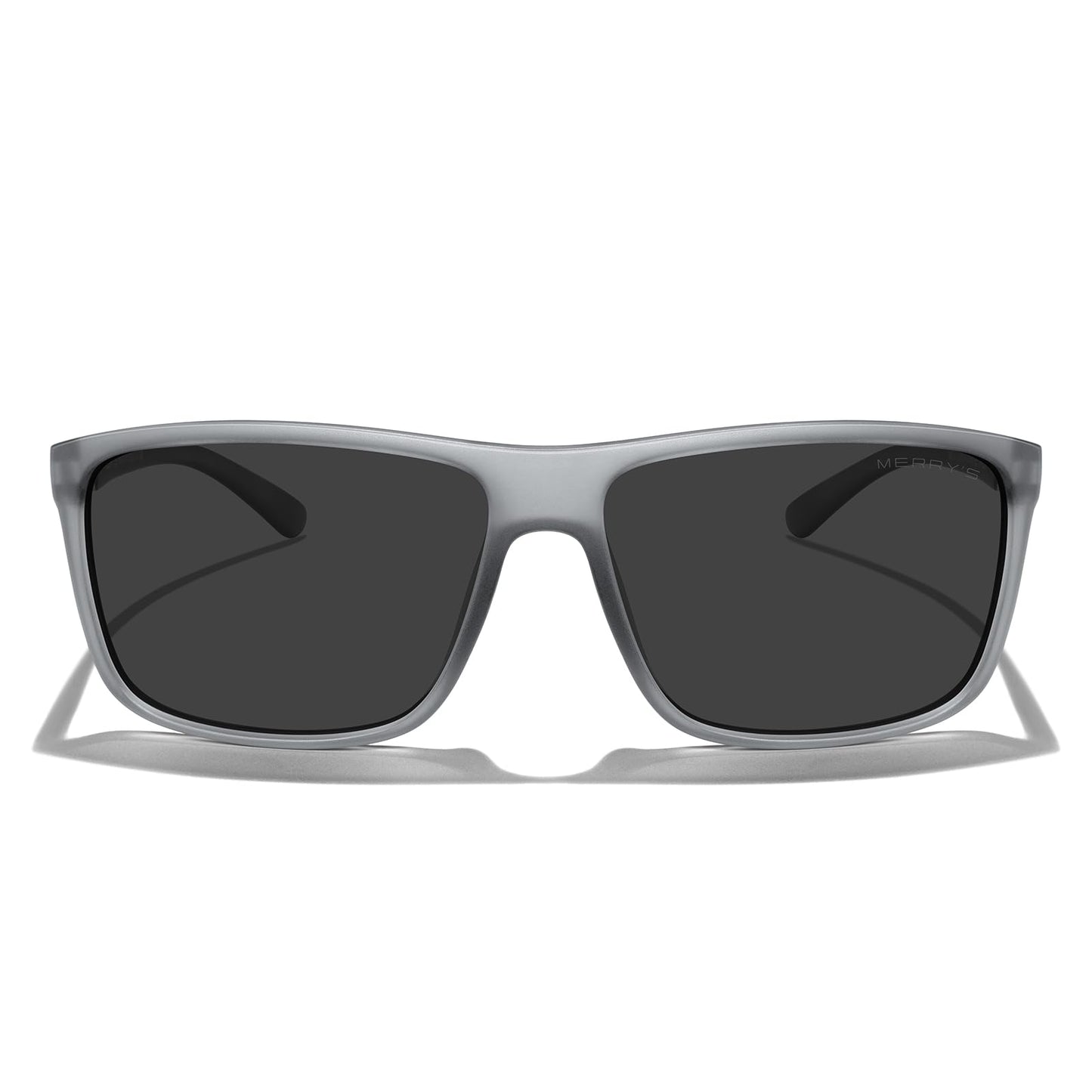 MERRY'S Rectangular Polarized Sports Sunglasses for Men Women Cycling Driving Fishing UV400 Protection S8225