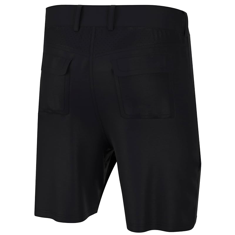 HUK Men's Cargo Shorts - Black, Large Variation