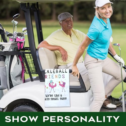 More Than Just Pickleball Friends Towel Gift for Women - White